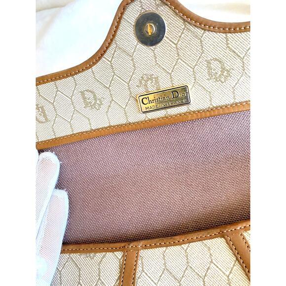 Vintage Christian Dior Monogram Crossbody Bag - Picture 7 of 10